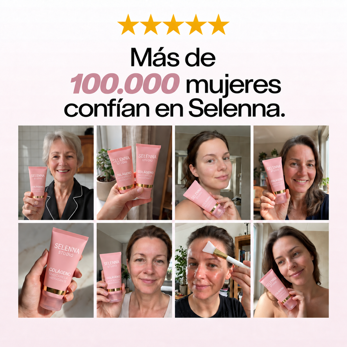 Mascarilla de bio-colágeno + brocha