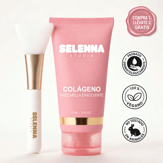 Mascarilla de bio-colágeno + brocha